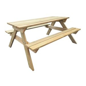 Masă picnic din lemn 150 x 135 x 71,5 cm