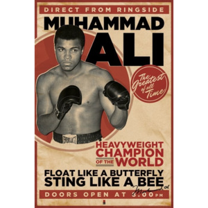 Muhammad Ali - vintage Poster, (61 x 91,5 cm)