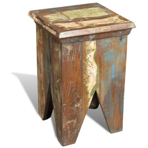 Scaun vintage din lemn de reciclat