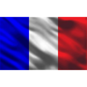 French Flag France Fototapet, (254 x 184 cm)