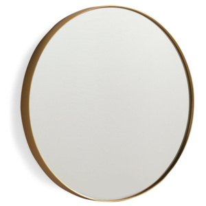Oglindă de perete Geese Pure, Ø 30 cm, auriu