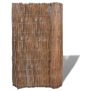 Gard din ramuri de salcie pentru grădină 300 x 100 cm