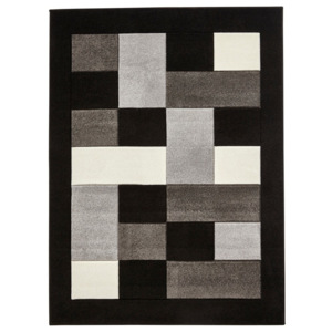 Covor Think Rugs Matrix , 60 x 120 cm, gri - negru