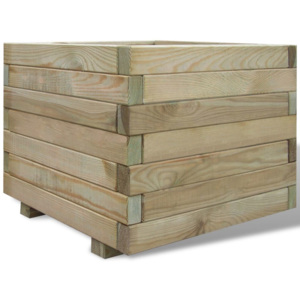 Ghiveci pătrat din lemn 50 x 40 cm