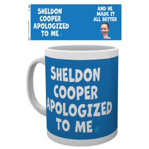 The Big Bang Theory - Sheldon Cooper Apologized Cană