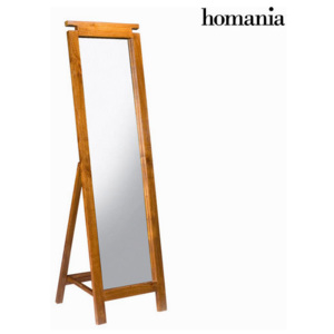 Oglindă cu picior culoarea nuc by Homania