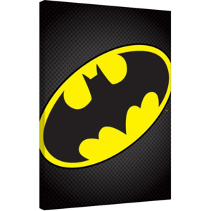 Batman - Logo Tablou Canvas, (60 x 80 cm)