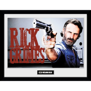 The Walking Dead - Rick Grimes Afiș înrămat