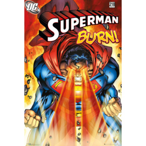 Superman - Burn Poster, (61 x 91,5 cm)