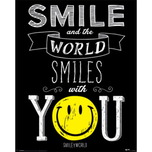 Smiley - World Smiles With You Poster, (40 x 50 cm)