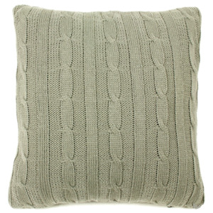 Față de pernă tricotată Duo gri, 45 x 45 cm