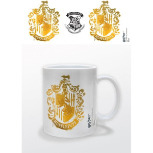 Harry Potter - Hufflepuff Stencil Crest Cană