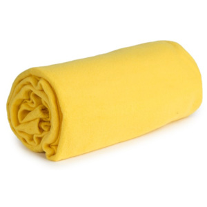 Pătură fleece Sweety Calme galben, 130 x 170 cm