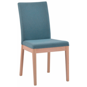 Set 2 scaune din lemn de stejar Folke Svalbard, albastru