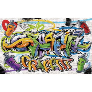 Graffiti Street Art Fototapet, (208 x 146 cm)
