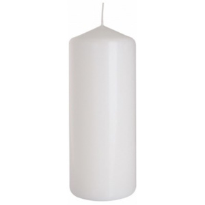 Lumânare decorativă Classic Maxi albă, 20 cm