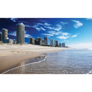 Beach Gold Coast Fototapet, (416 x 254 cm)