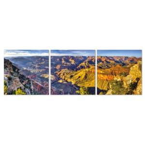 Sunlit mountains Tablou, (150 x 50 cm)
