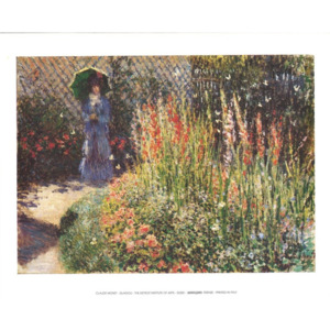 Gladioli Reproducere, Claude Monet, (50 x 40 cm)