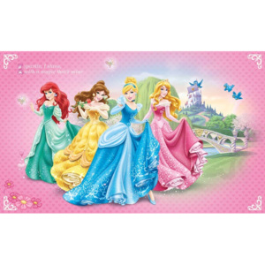 Disney Princesses Cinderella Belle Fototapet, (208 x 146 cm)