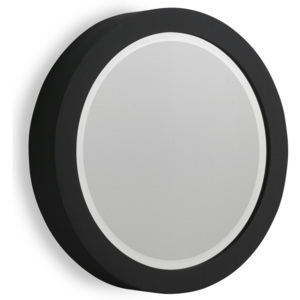 Oglindă de perete Geese Thick, Ø 40 cm, negru