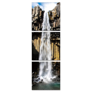 Fresh waterfall Tablou, (50 x 150 cm)