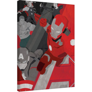 Avengers: Age Of Ultron - Pop Art Tablou Canvas, (60 x 80 cm)