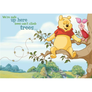 Disney Winnie Pooh Piglet Fototapet, (254 x 184 cm)