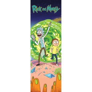 Rick and Morty - Portal Poster, (53 x 158 cm)