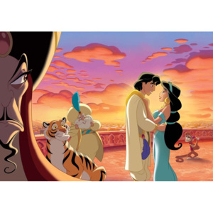 Disney Princesses Jasmine Aladdin Fototapet, (312 x 219 cm)