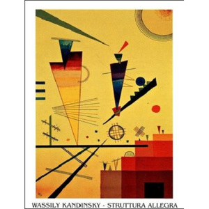 Merry Structure Reproducere, Kandinsky, (50 x 70 cm)