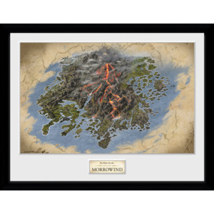 Elder Scrolls Online Morrowind - Map Afiș înrămat