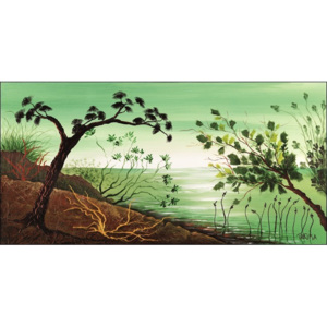 Green sunrise Reproducere, Takira, (50 x 25 cm)