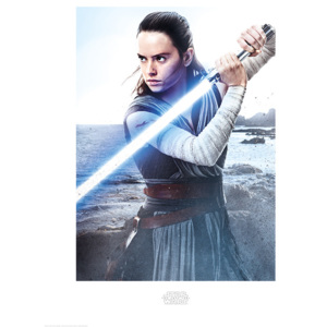Star Wars The Last Jedi - Rey Engage Reproducere, (60 x 80 cm)