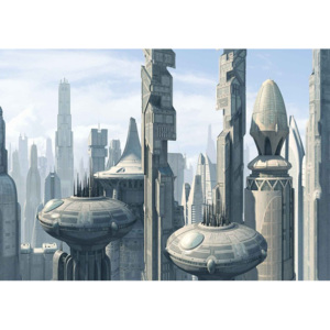 Star Wars City Coruscant Fototapet, (368 x 254 cm)