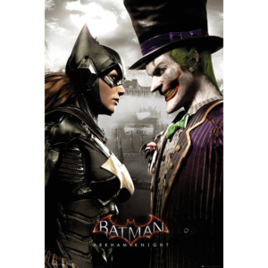 Batman Arkham Knight - Batgirl and Joker Poster, (61 x 91,5 cm)