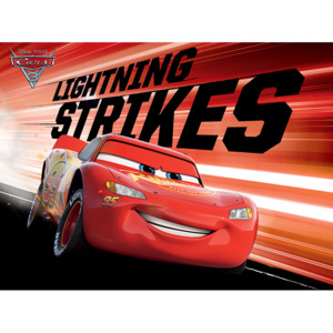 Cars 3 - Lightning Strikes Tablou Canvas, (80 x 60 cm)
