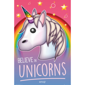 Emoji - Believe in Unicorns Poster, (61 x 91,5 cm)