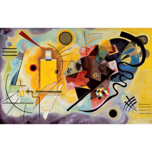 Yellow, Red, Blue Reproducere, Kandinsky, (90 x 60 cm)