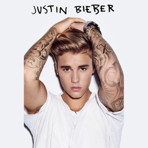 Justin Bieber - White Poster, (61 x 91,5 cm)