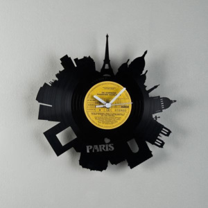 Ceasuri de perete disc vinil personalizat handmade oras Paris