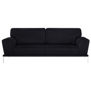 Canapea cu 3 locuri L'Officiel Kendall, negru
