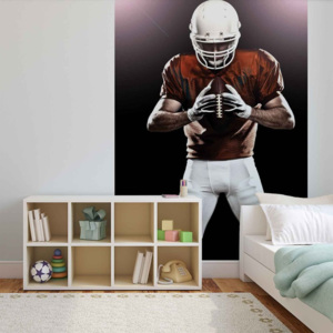 American Football Player Fototapet, (184 x 254 cm)
