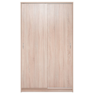 Dulap cu 2 uși glisante și aspect de lemn de stejar Intertrade Kiel, lățime 109 cm
