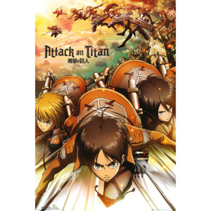 Attack on Titan (Shingeki no kyojin) - Attack Poster, (61 x 91,5 cm)