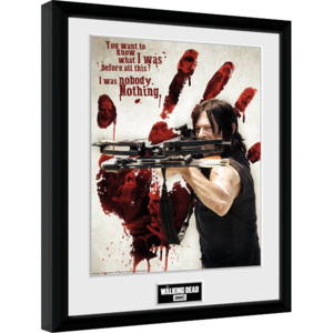 The Walking Dead - Daryl Bloody Hand Afiș înrămat