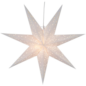 Stea luminoasă Best Season Paperstar Galaxy, 60 cm, alb