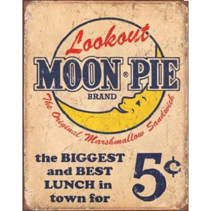 MOON PIE - Best lunch Placă metalică, (31,5 x 40 cm)