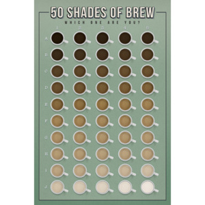 50 Shades of Brew - Which One Are You? Poster, (61 x 91,5 cm)