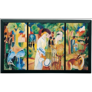 Zoological Garden, 1914 Reproducere, Macke August, (80 x 60 cm)